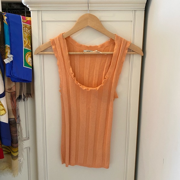 Urban Outfitters Kimchi Blue Peach Tank Top - Picture 1 of 8